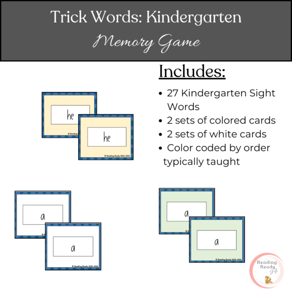 sight words kindergaretn